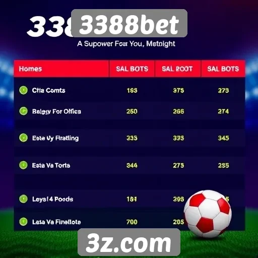 Comparativo entre 3388bet e outros sites de apostas disponíveis