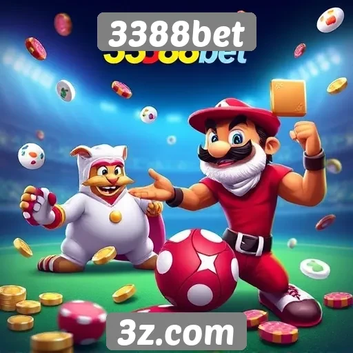 Variedade de jogos disponíveis na plataforma 3388bet